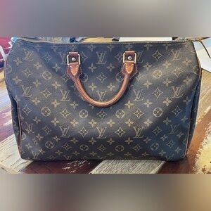 Louis Vuitton Brown Monogram Handbag Speedy 40